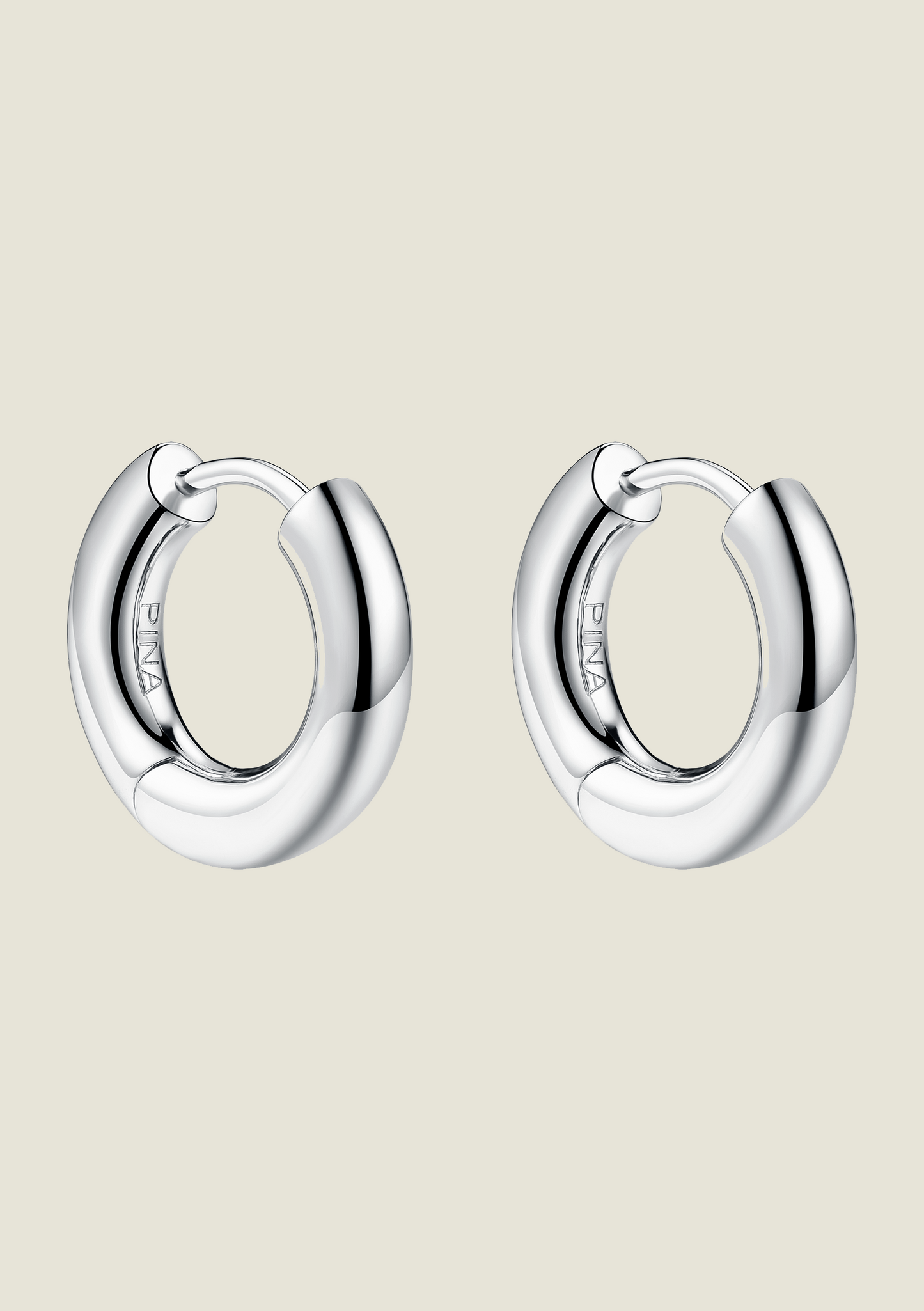 Silver Hoops