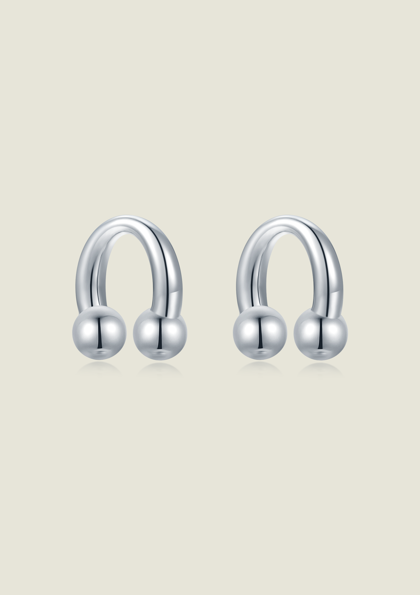 Large Bell Charm Set - Silver