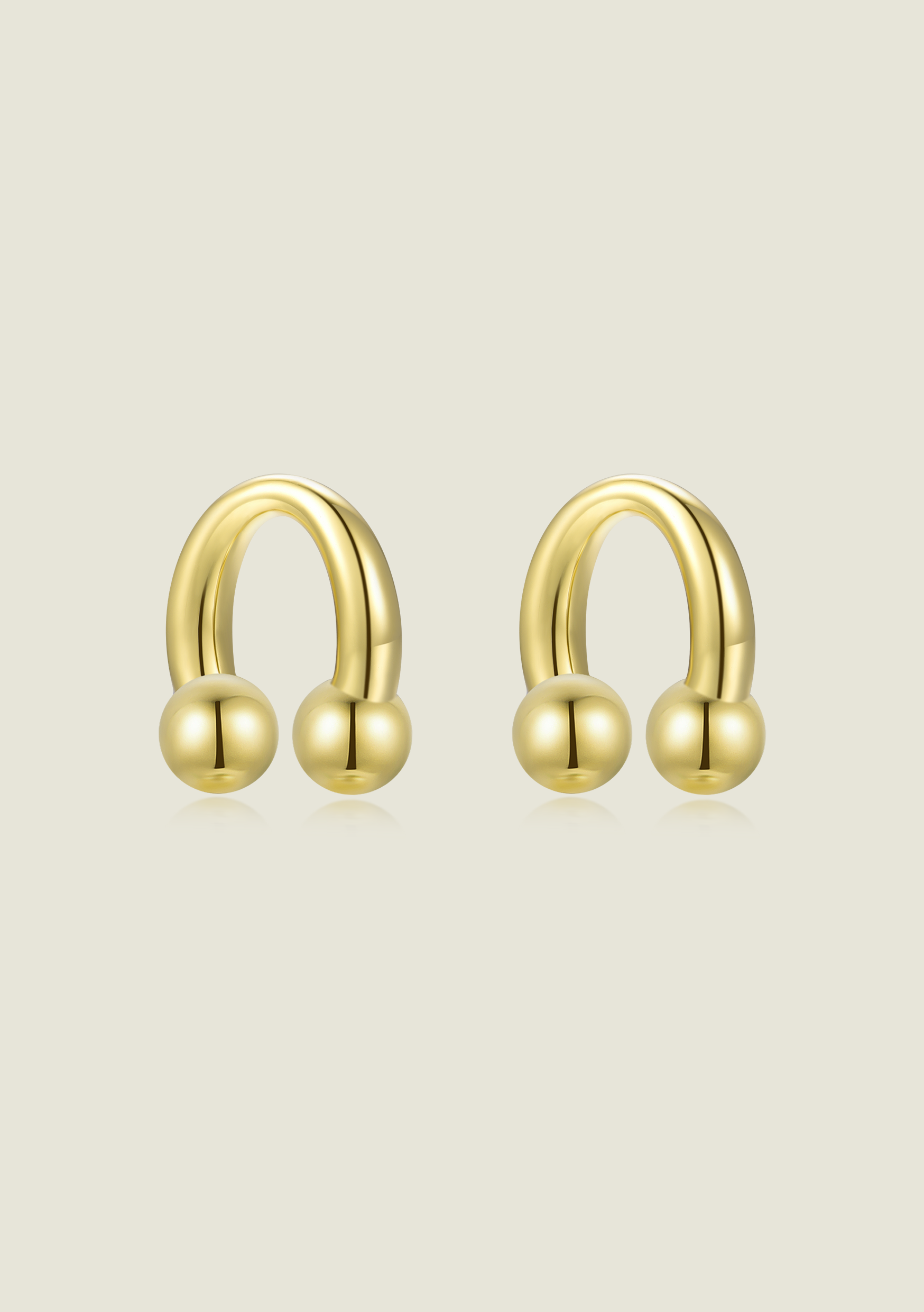 Large Bell Charm Set - Gold