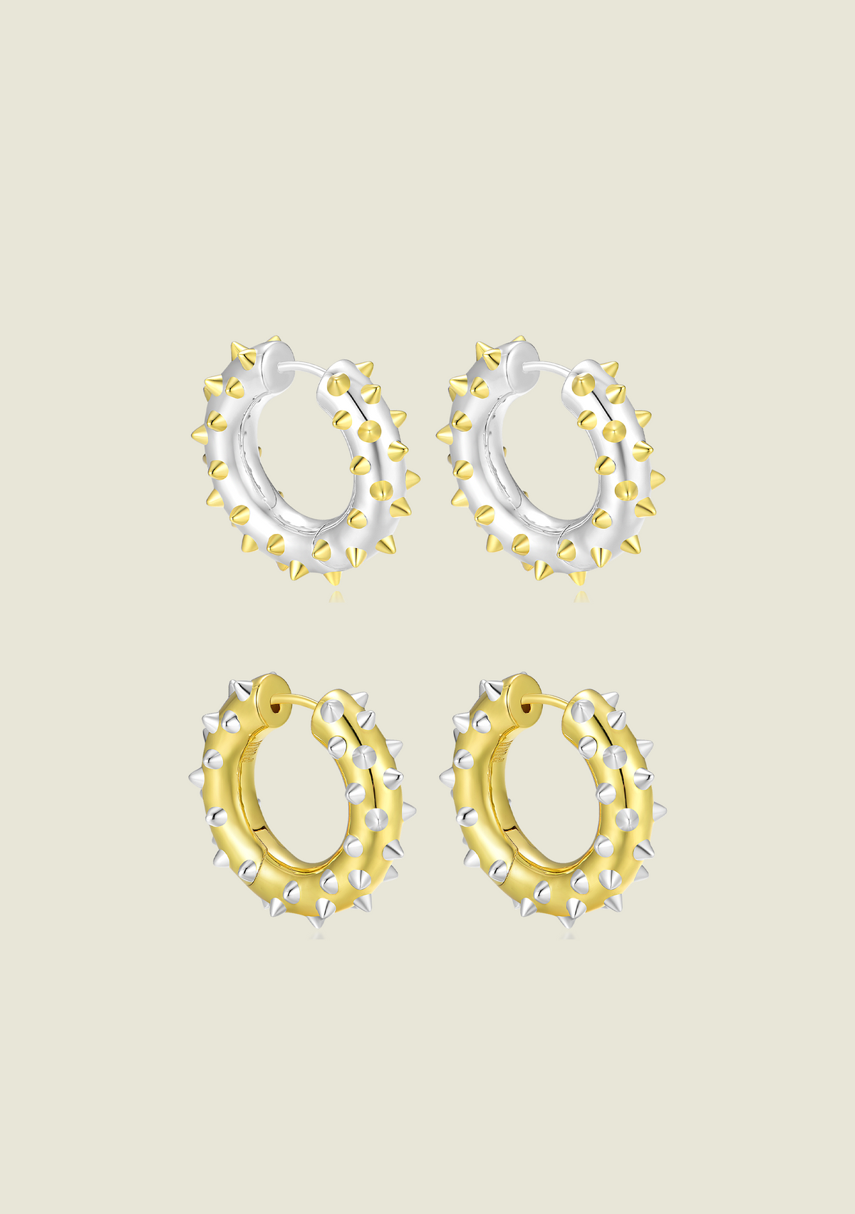 Medium Spike Hoop Bundle