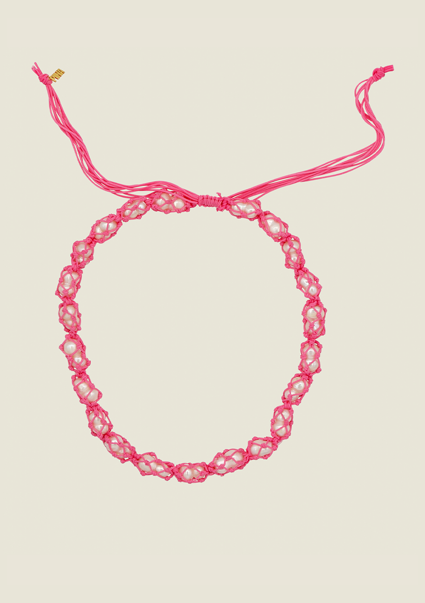 Pearl Melon Necklace / Pink & Pearl
