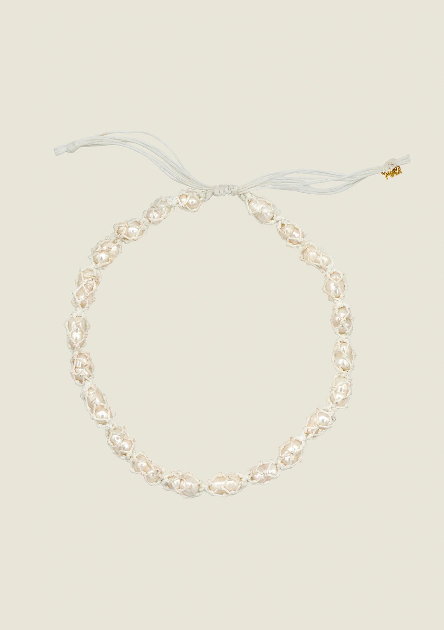 Pearl Melon Necklace / White & Pearl