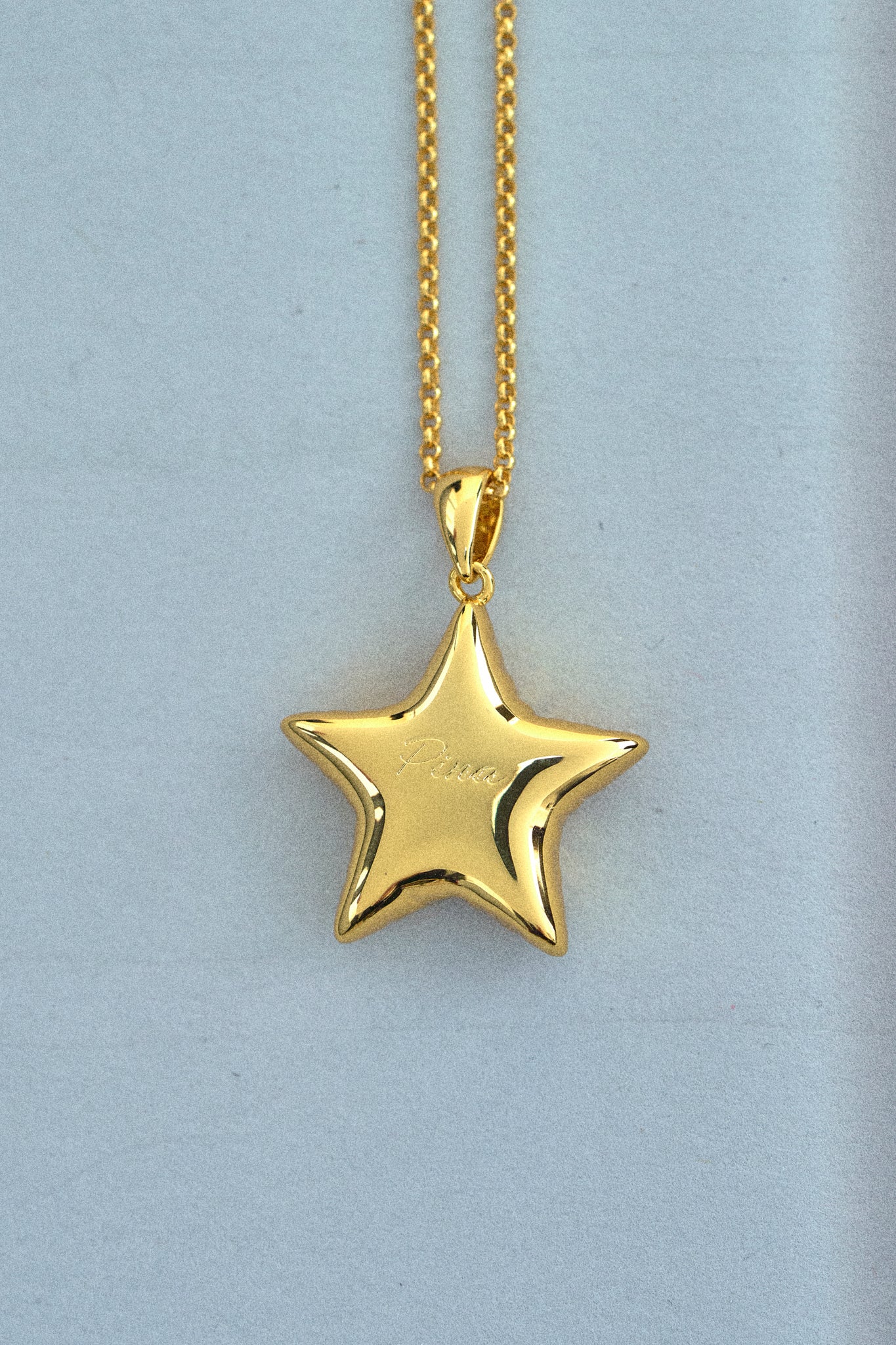 Gold Star Balloon Pendant