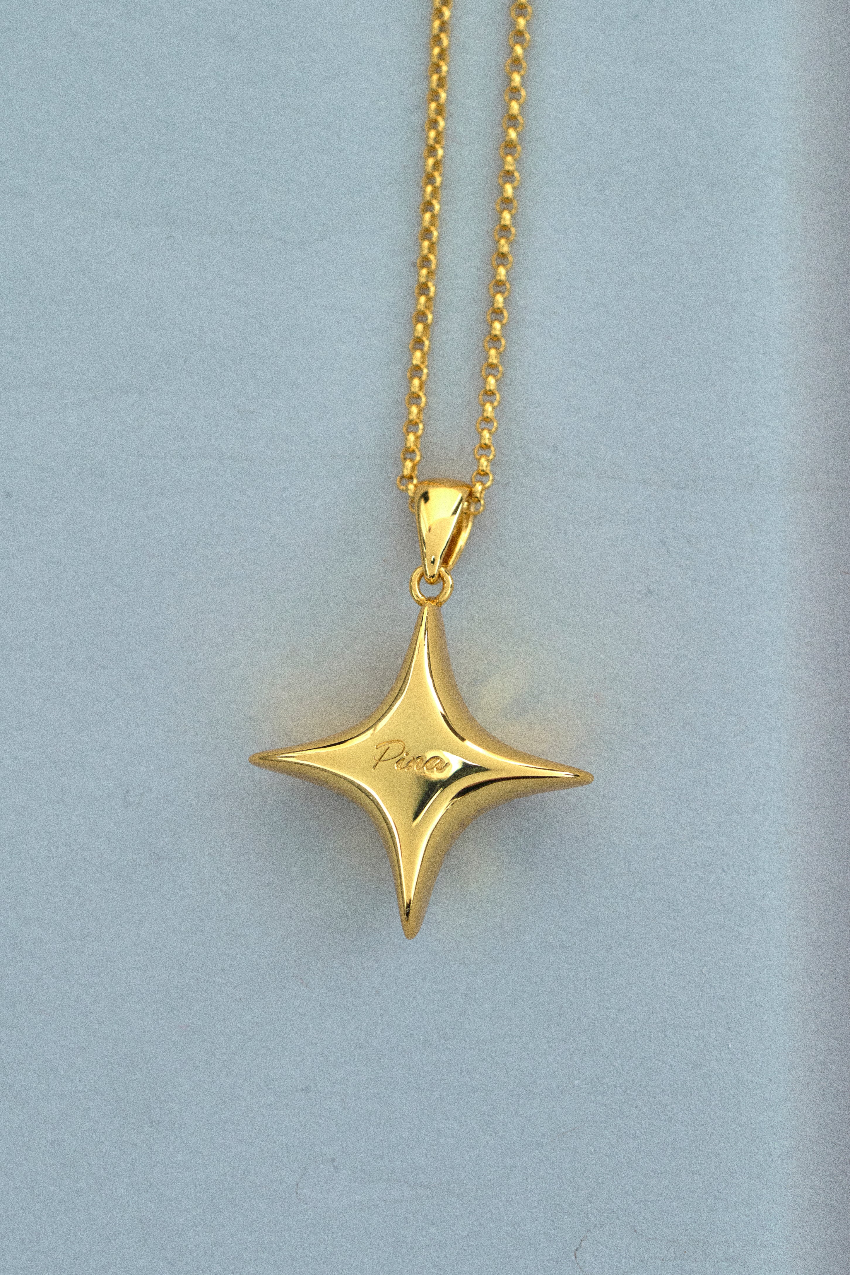 Gold Diamond Balloon Pendant