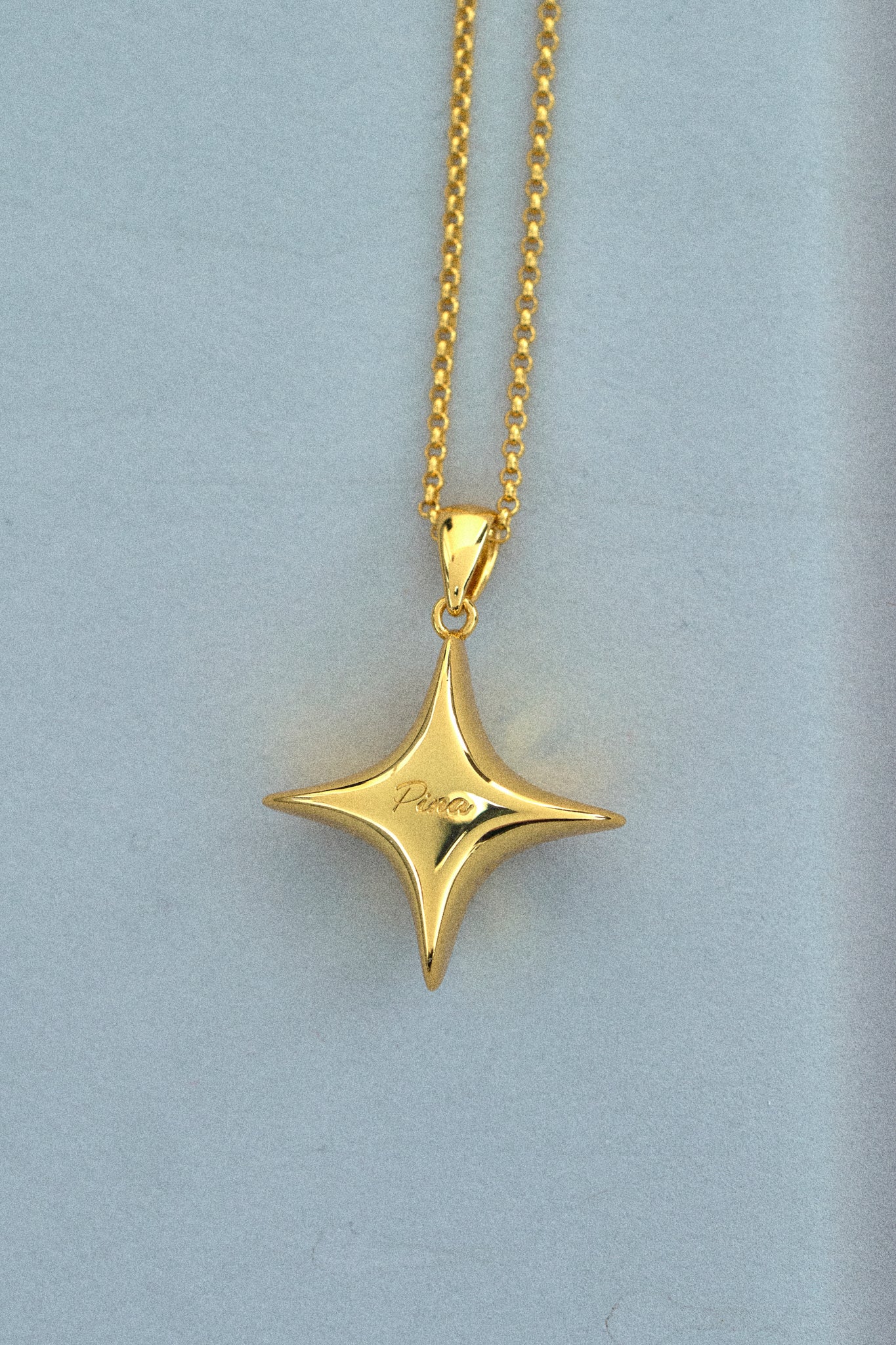 Gold Diamond Balloon Pendant