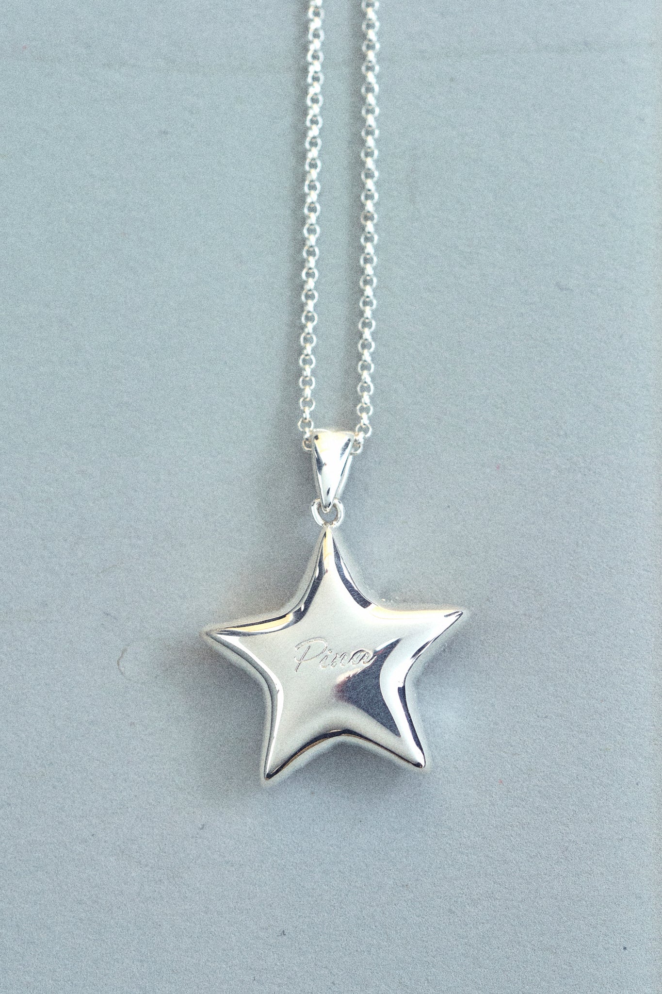 Silver Star Balloon Pendant